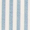 Purity Organic Cotton Fitted Sheet in Blue Stripe
