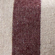 Alba Square Cushion Cover in Merlot Stripe