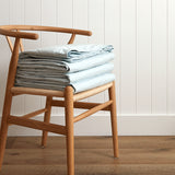 Drift Feather Blanket in Blue
