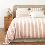After Glow Duvet Cover Set | Pink Natural-1