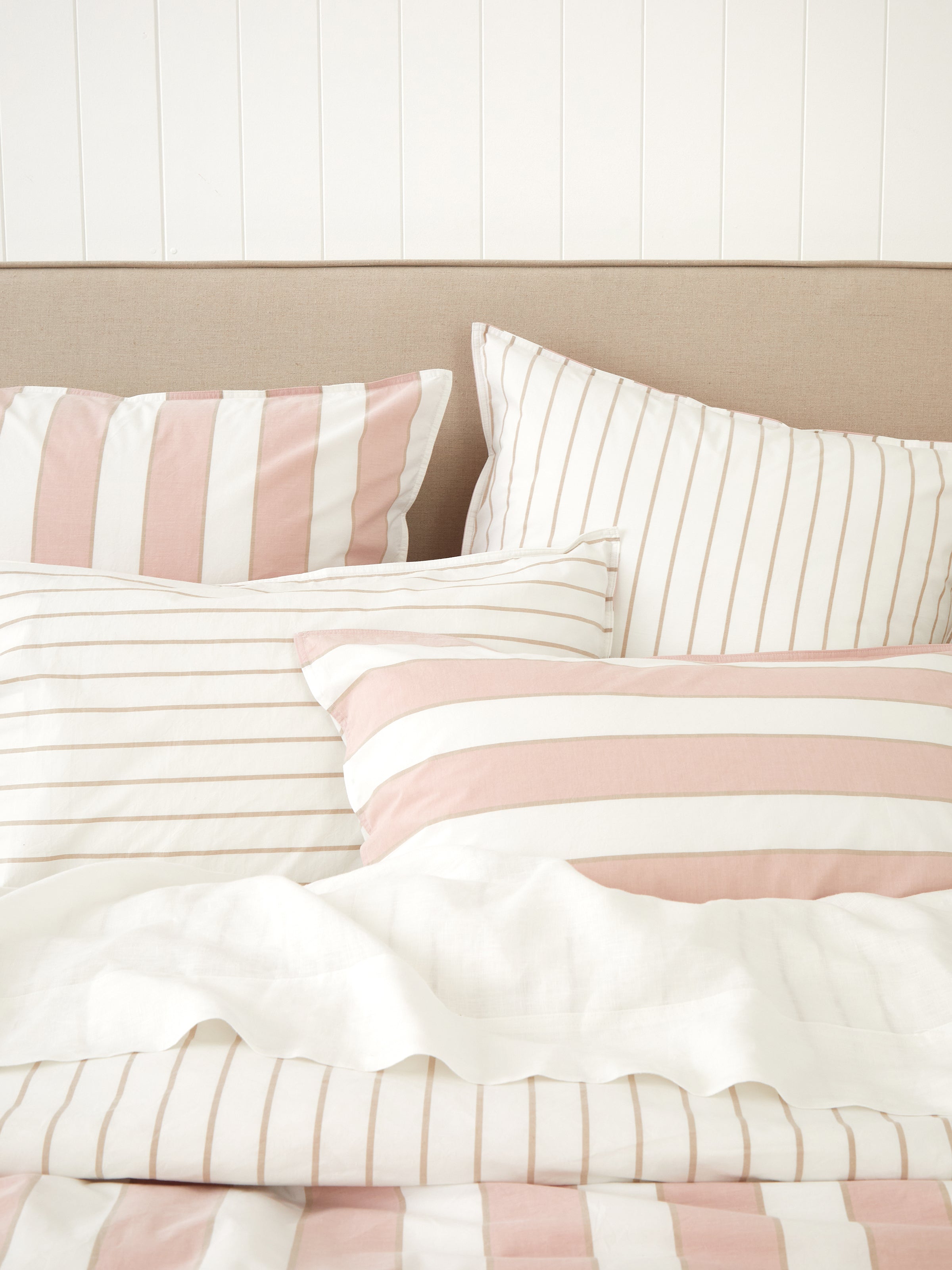 After Glow Duvet Cover Set | Pink Natural-2