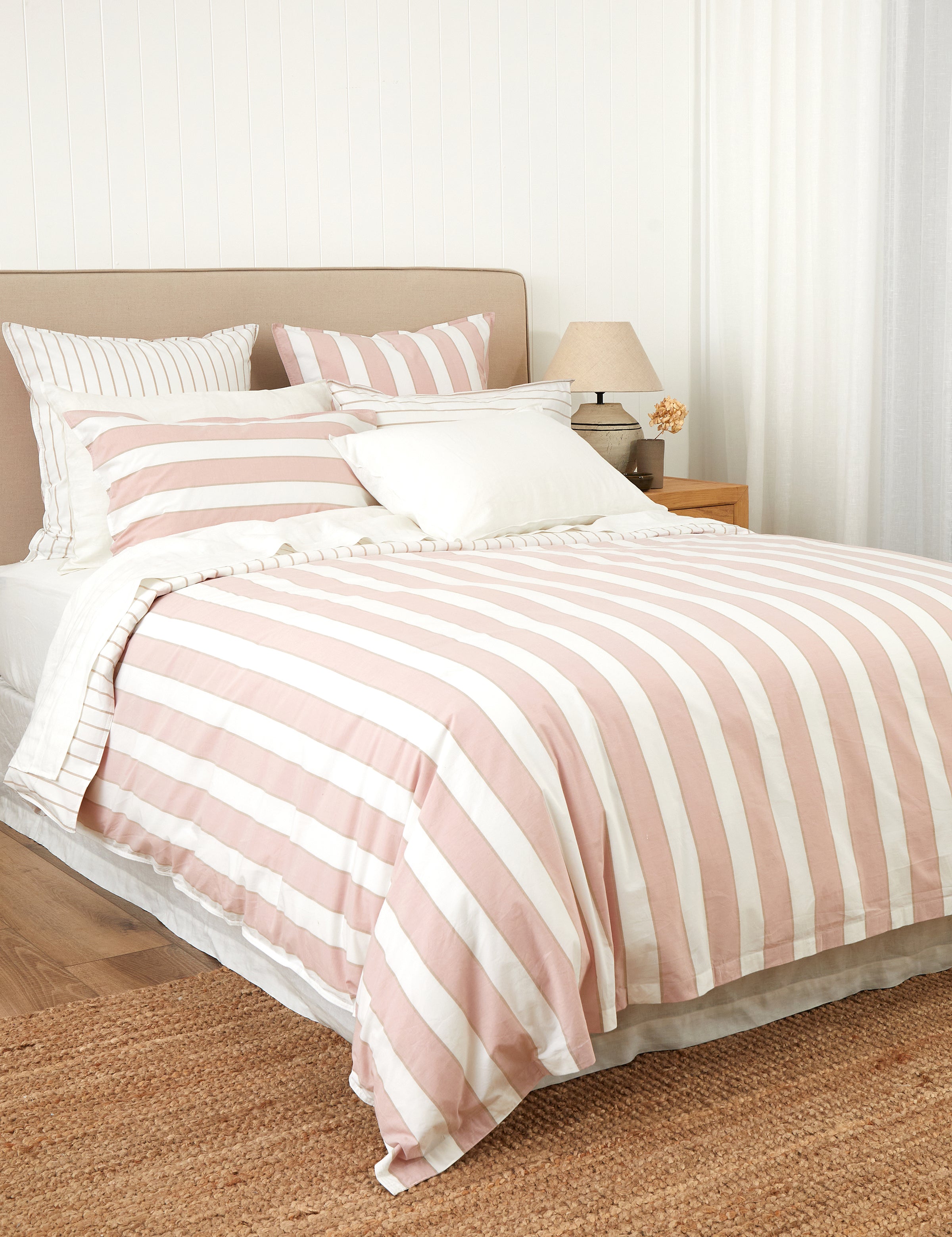 After Glow Duvet Cover Set | Pink Natural-3