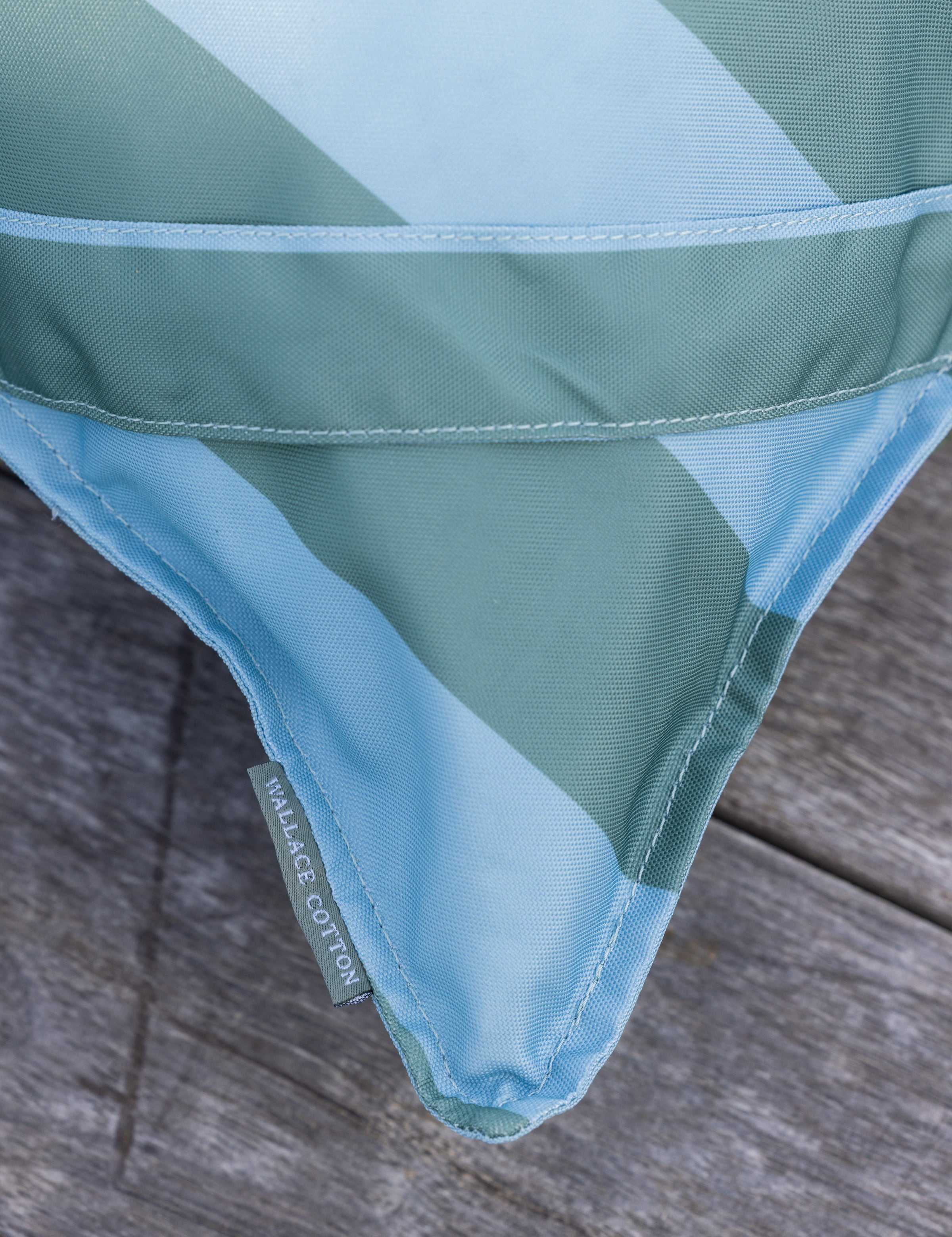 Alfresco Lounger Bean Bag | Green Stripe-3