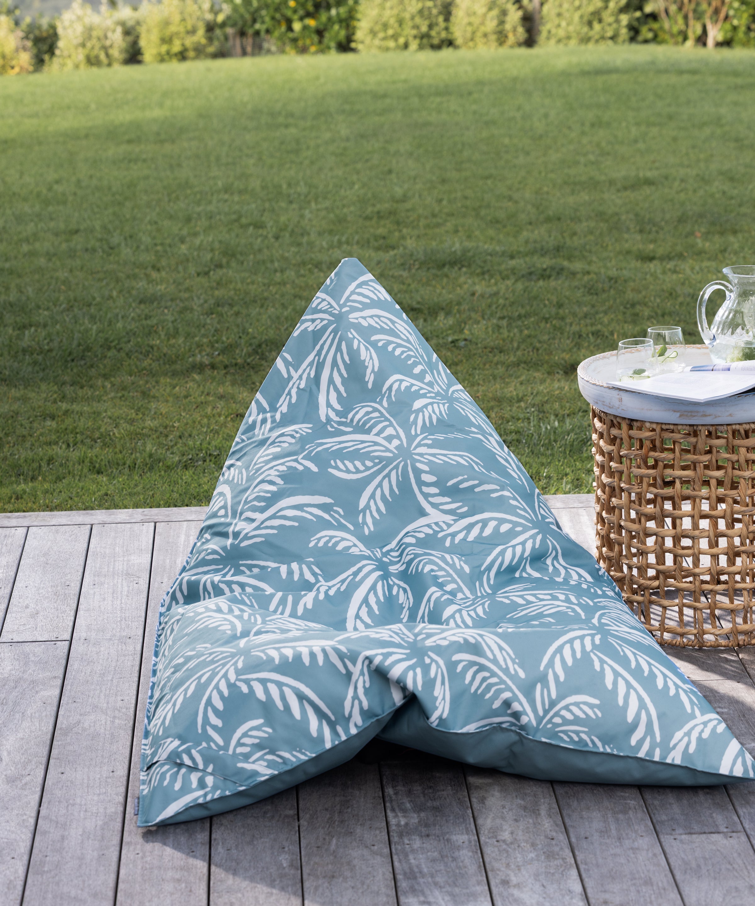 Alfresco Lounger Bean Bag | Palm Tree-2