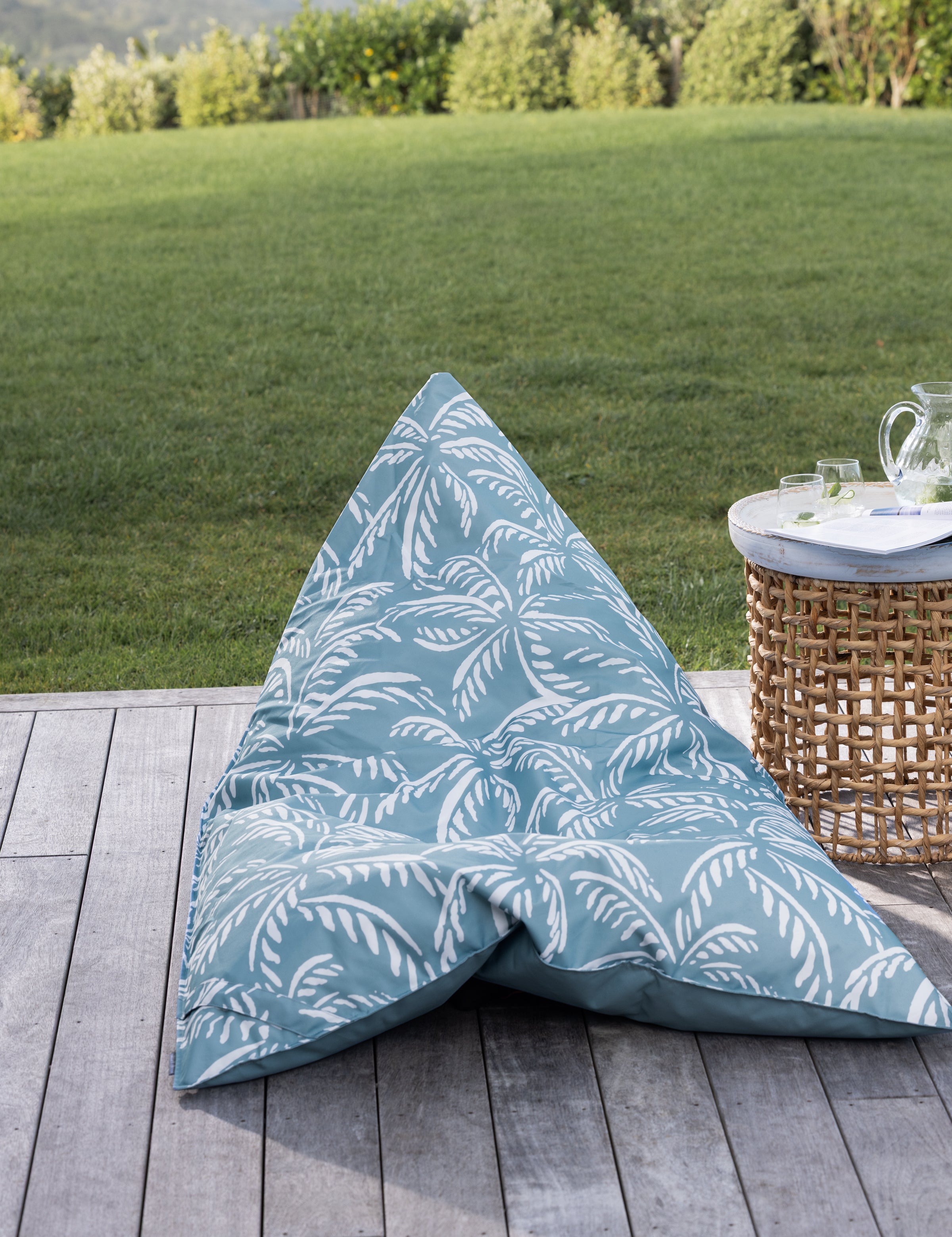 Alfresco Lounger Bean Bag | Palm Tree-2