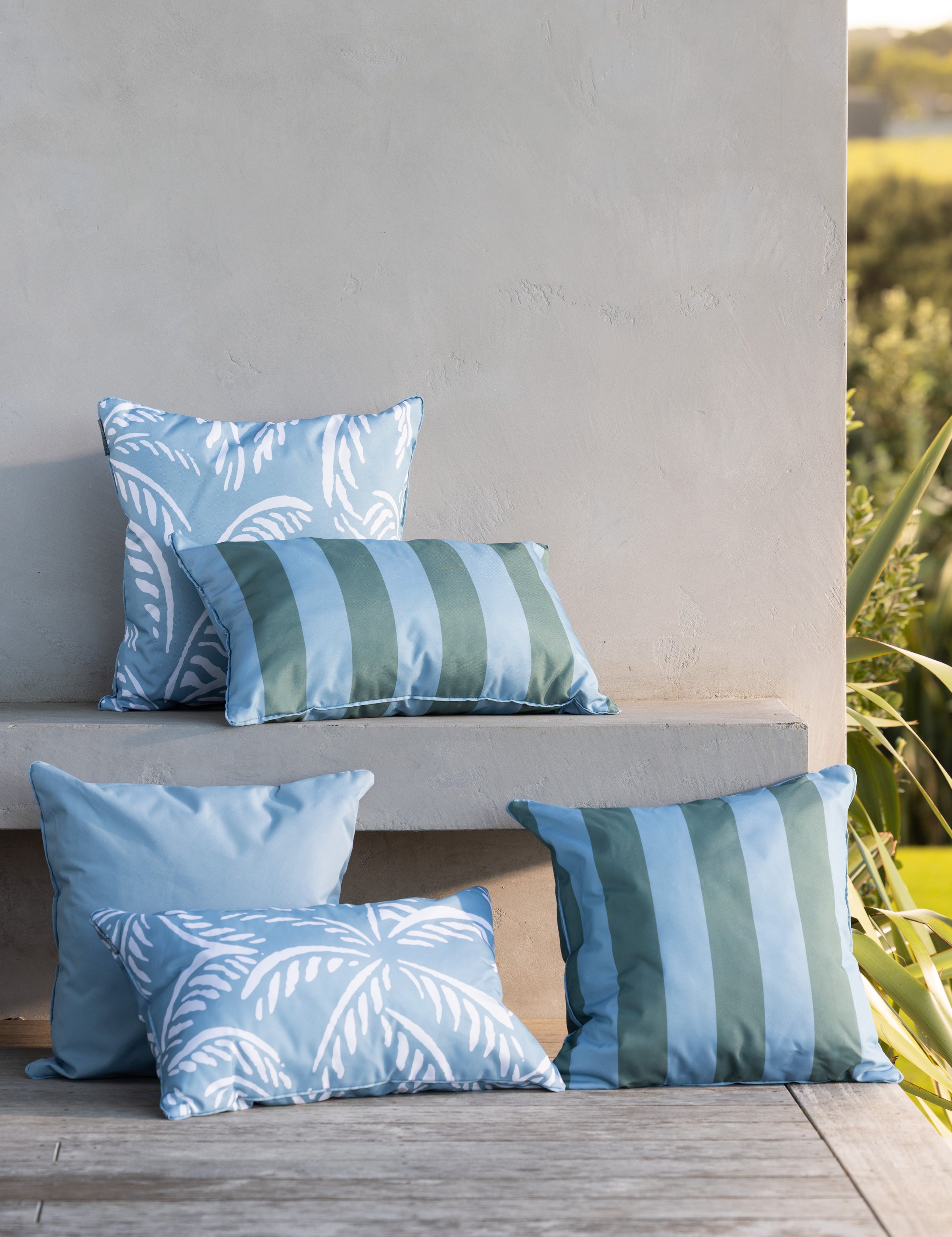 Alfresco Square Filled Cushion | Palm Tree-2