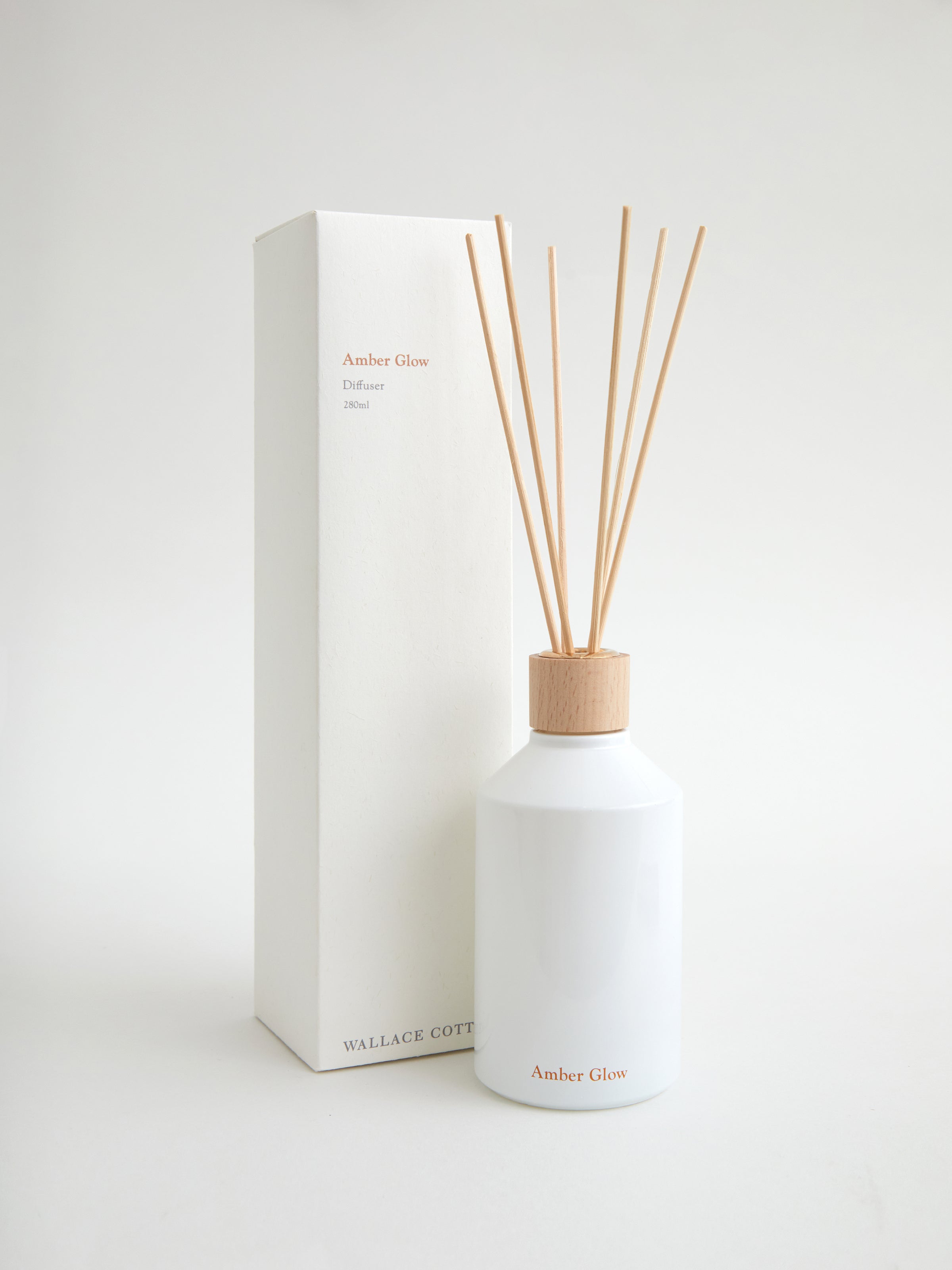 Amber Glow Diffuser 280ml | White-1