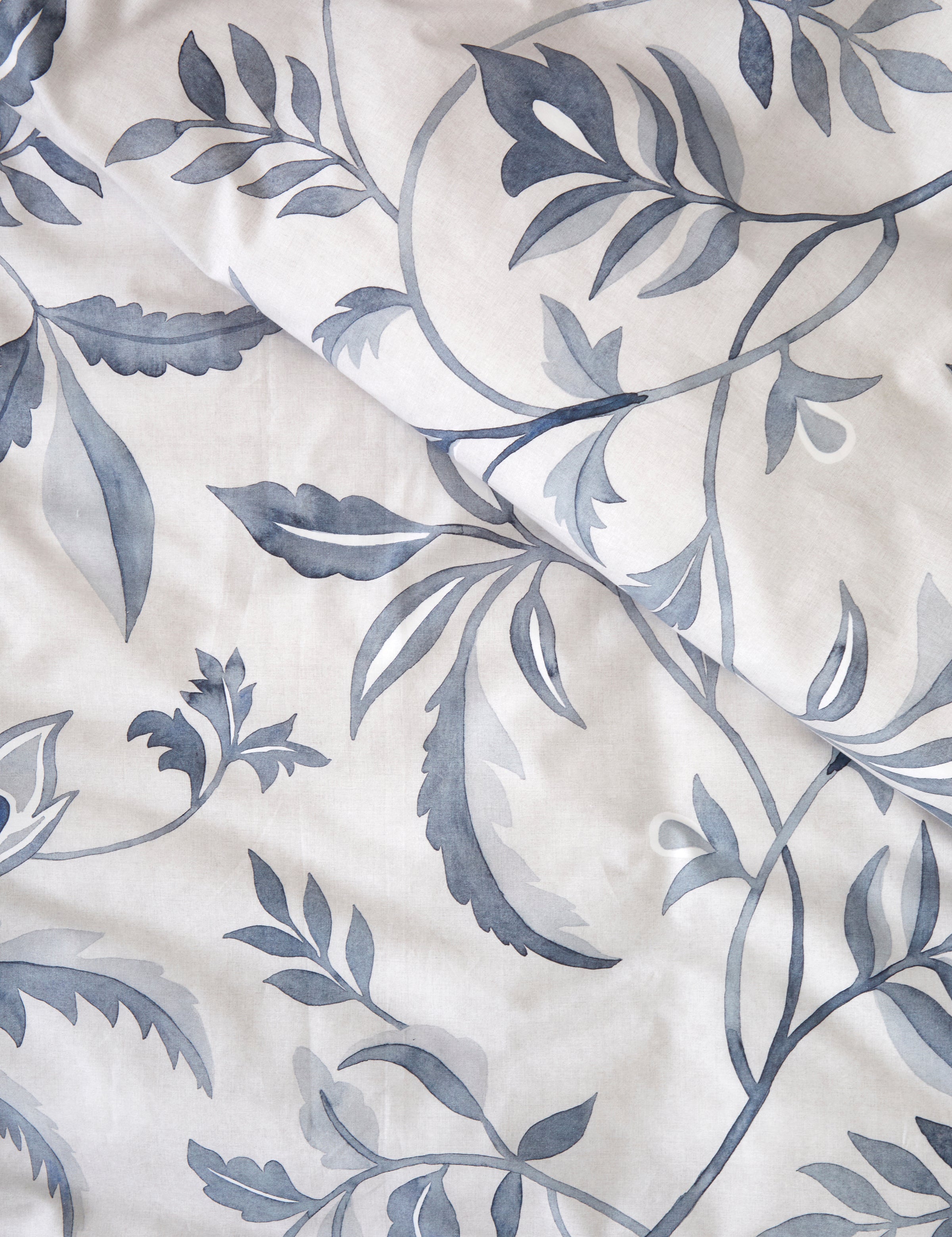 Antoinette Duvet Cover Set | Blue Leaf-4