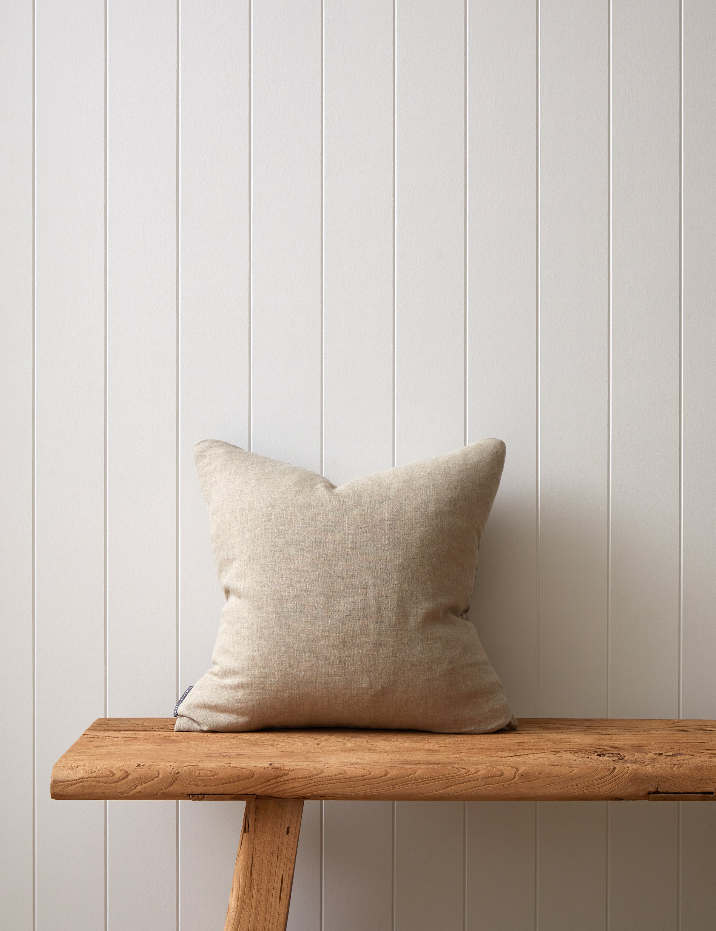 Antoinette Square Cushion Cover | Blue Leaf-3