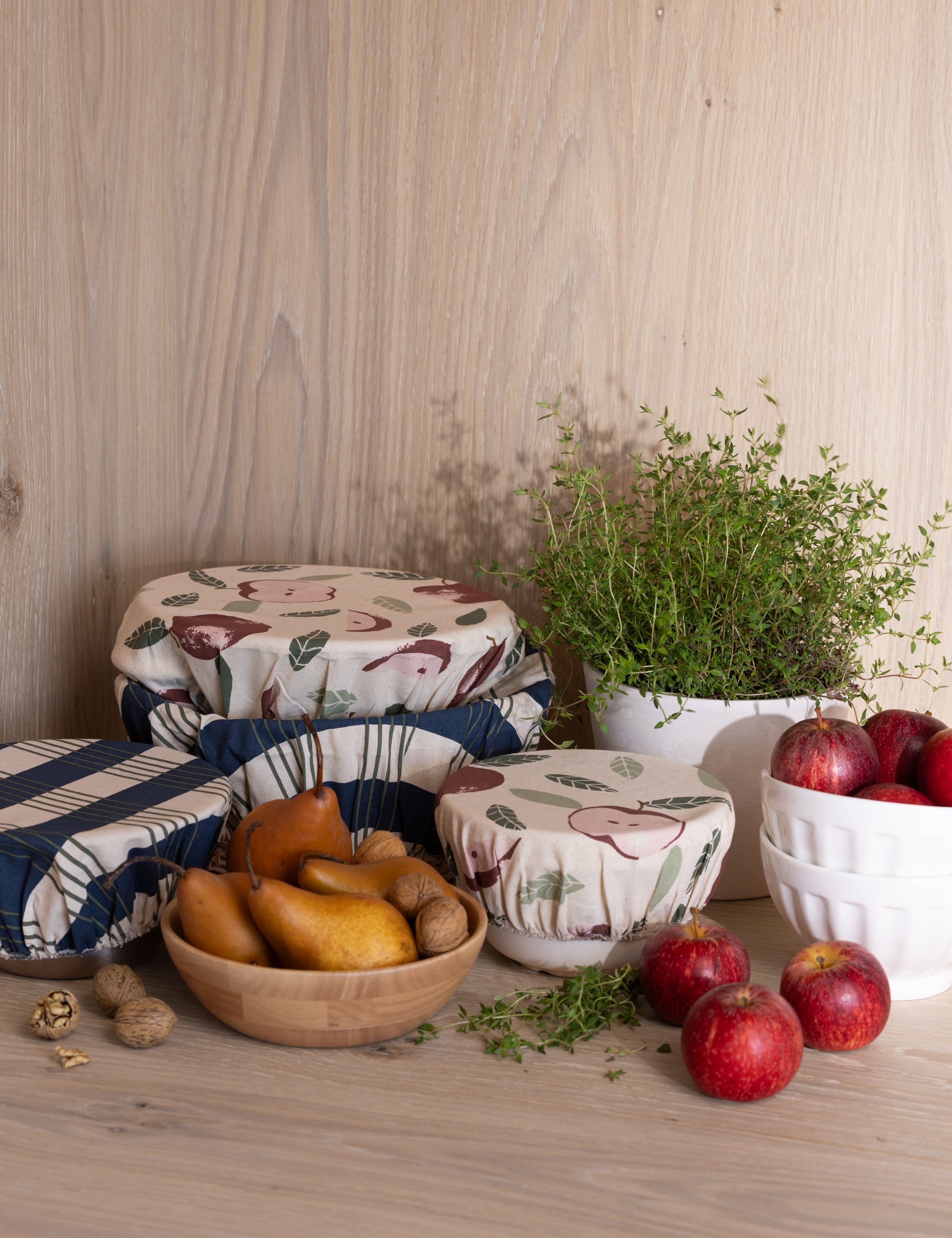 Apple Grove Dish Cover Set of 4 | Multi-2