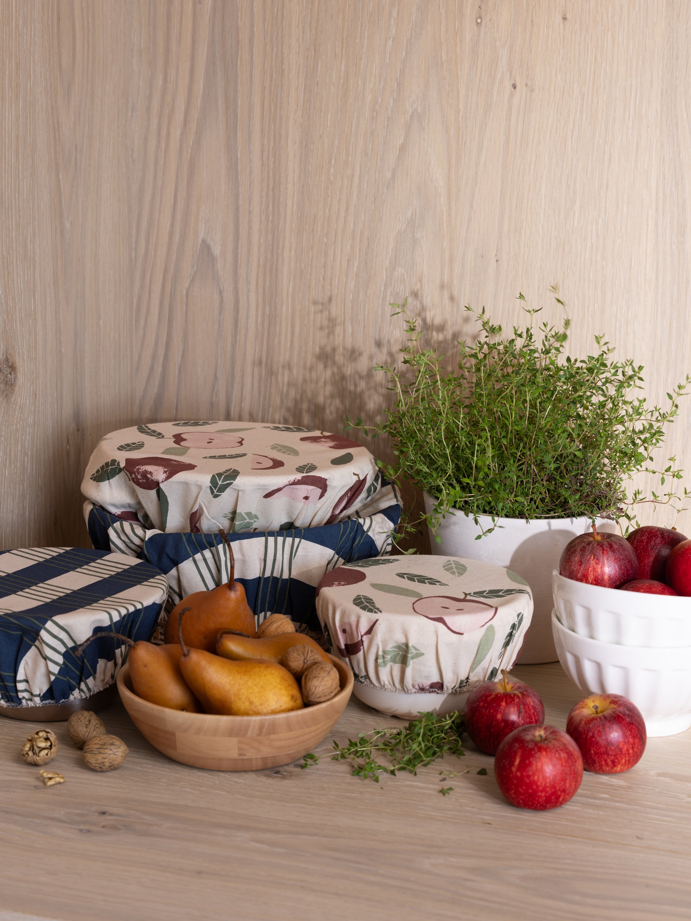 Apple Grove Dish Cover Set of 4 | Multi-2