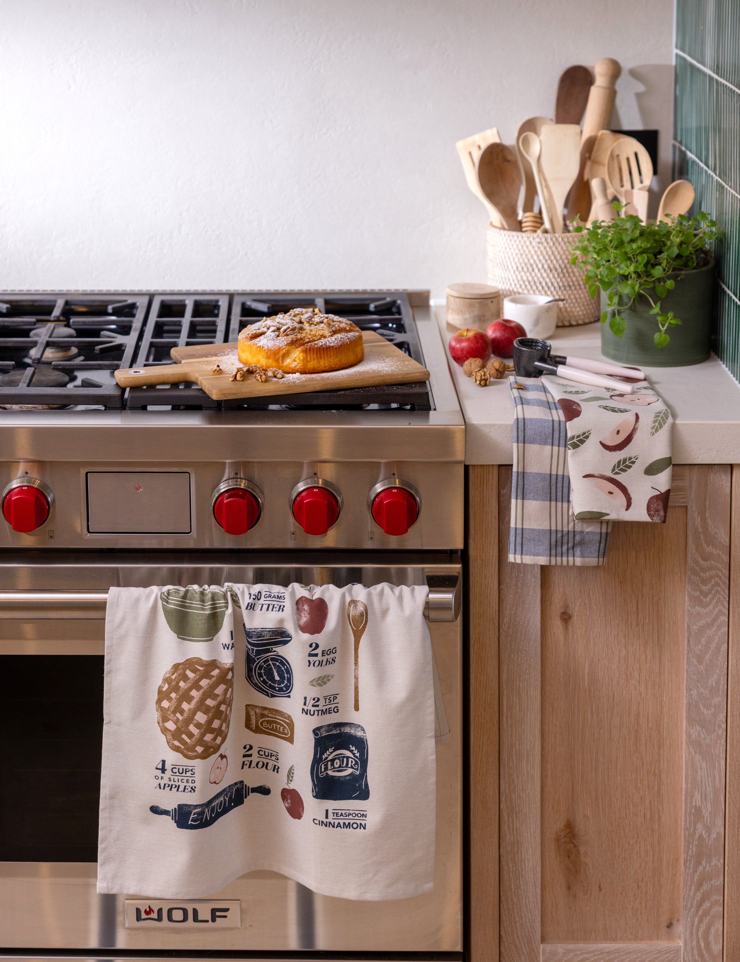 Apple Grove Tea Towel Set 3 | Multi-2