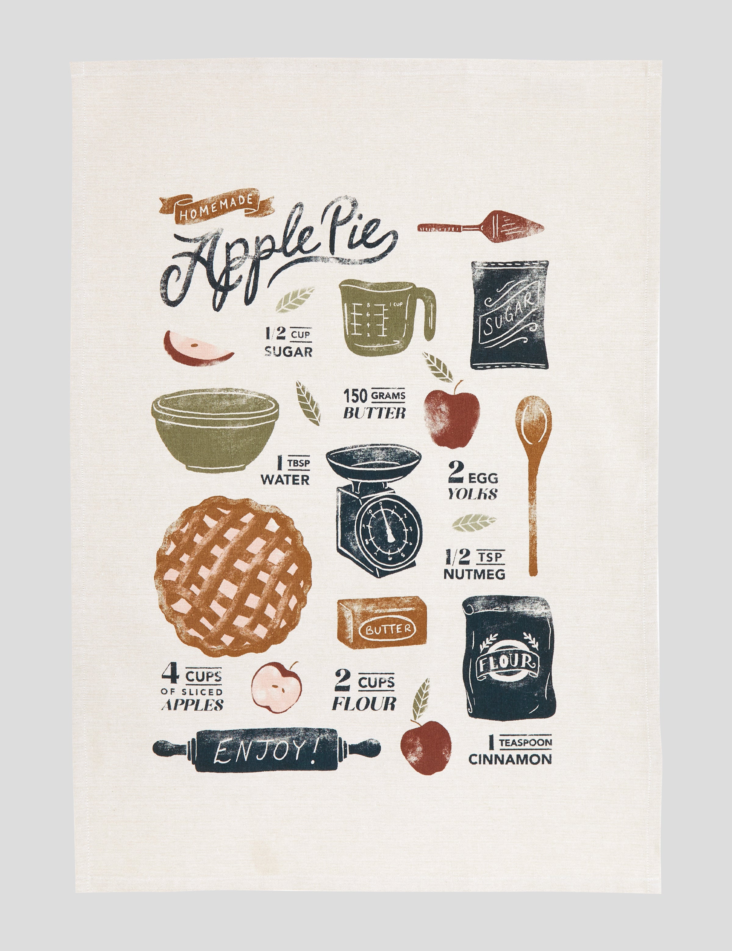 Apple Grove Tea Towel Set 3 | Multi-3