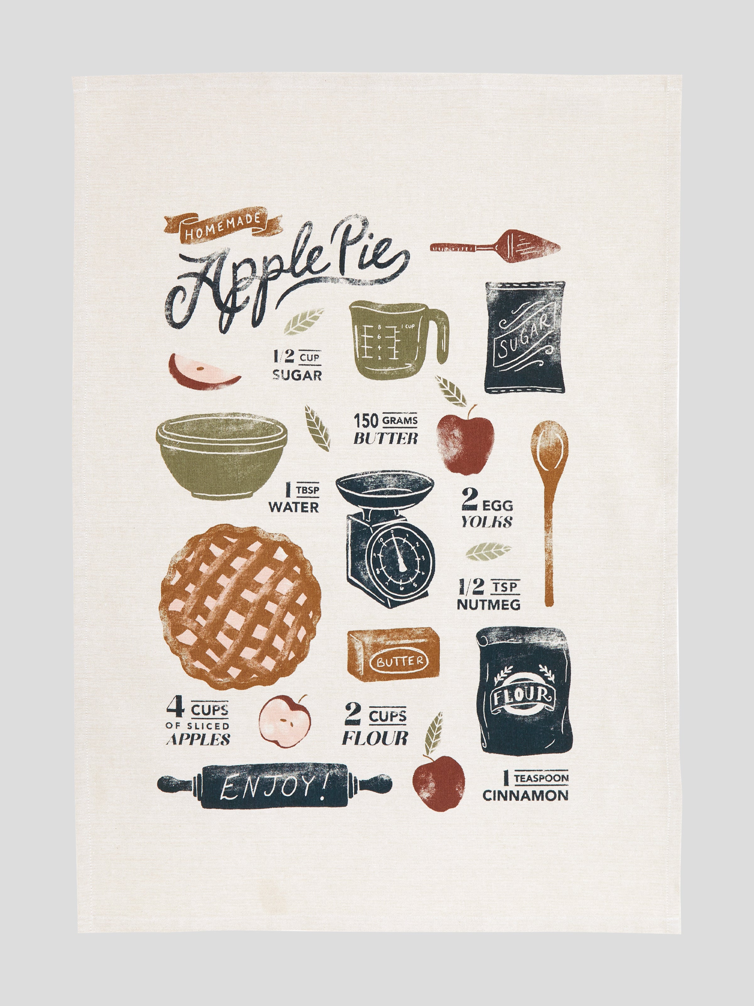 Apple Grove Tea Towel Set 3 | Multi-3