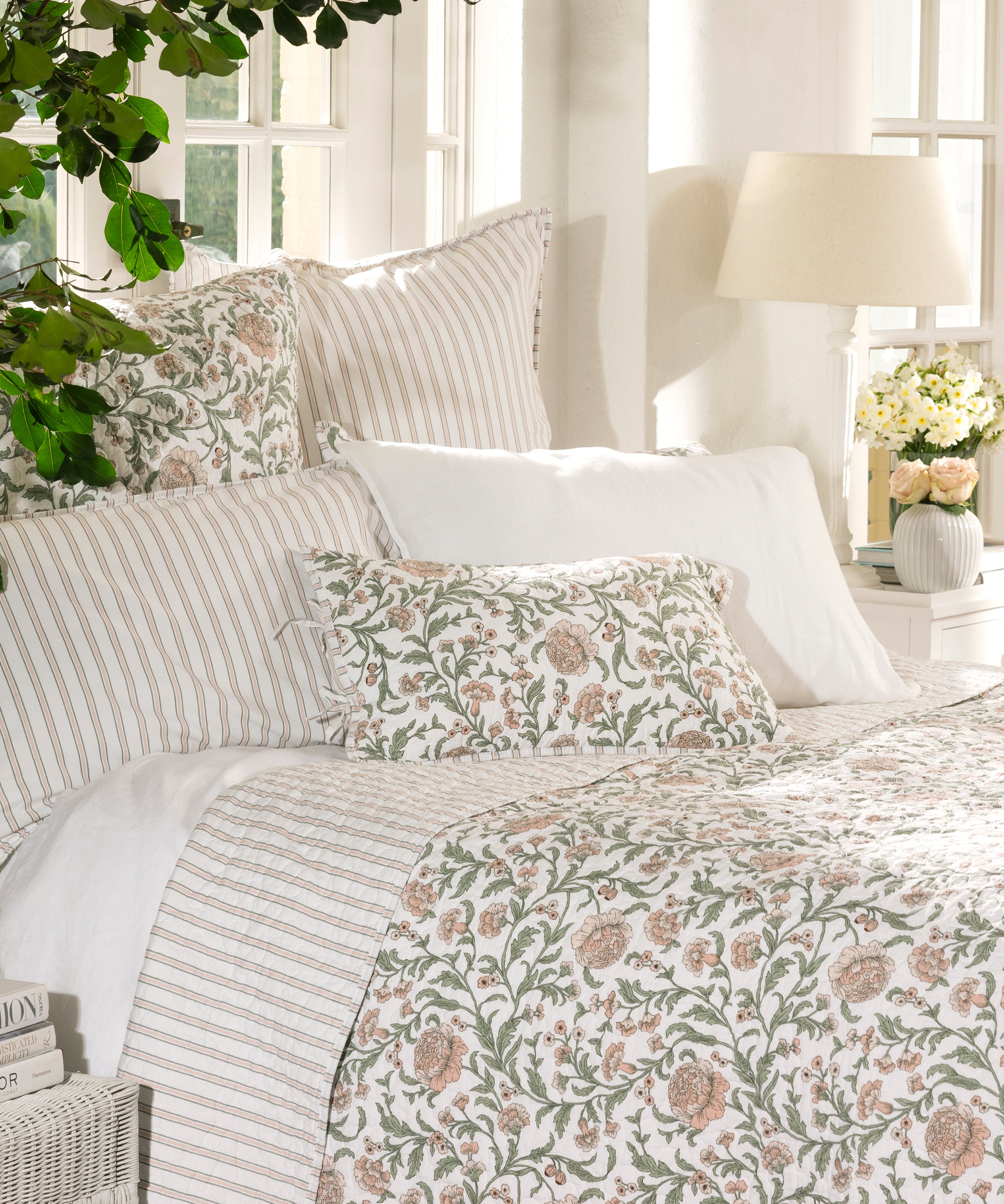 Arabella European Pillowcase | Floral-2