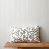 Arabella Quilted Rectangle Cushion Cover | Floral-1