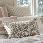 Arabella Quilted Rectangle Cushion Cover | Floral-2