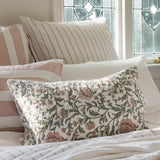 Arabella Quilted Rectangle Cushion Cover | Floral-2
