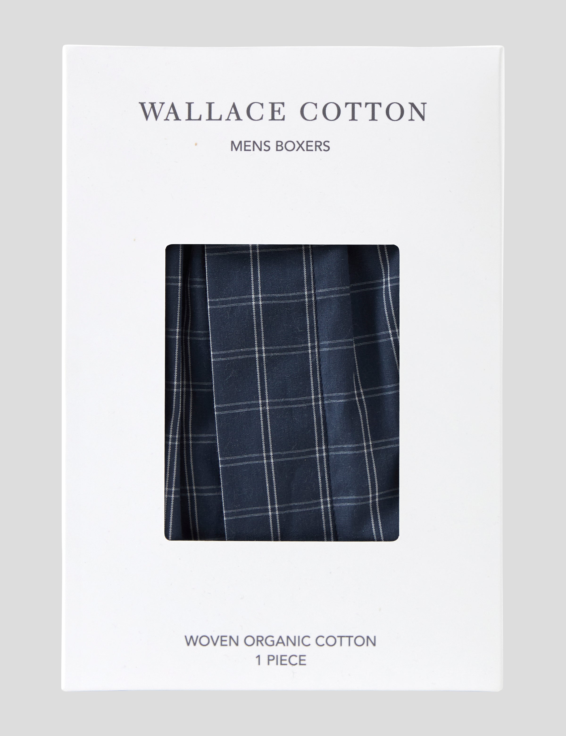 Archer Mens Boxer Shorts | Blue Check-2