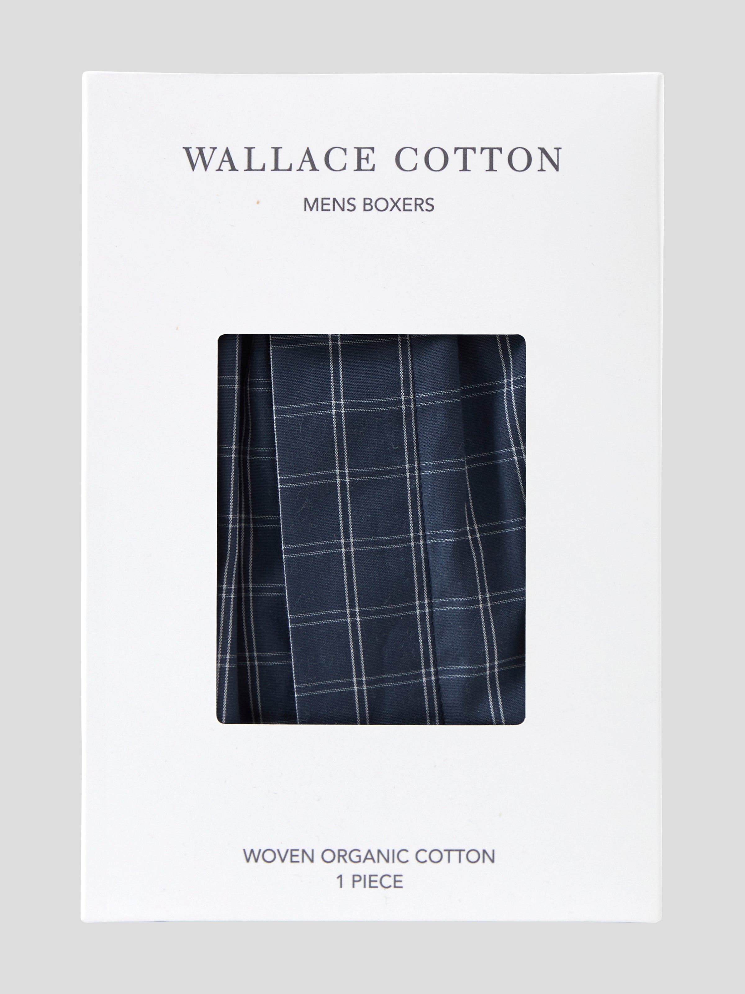 Archer Mens Boxer Shorts | Blue Check-2