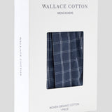 Archer Mens Boxer Shorts | Blue Check-3