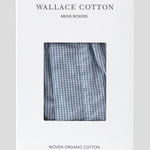 Archer Mens Boxer Shorts | Blue Gingham-2