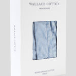 Archer Mens Boxer Shorts | Blue Gingham-3