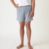Ashton Men's Boxer Shorts | Blue Stripe-1