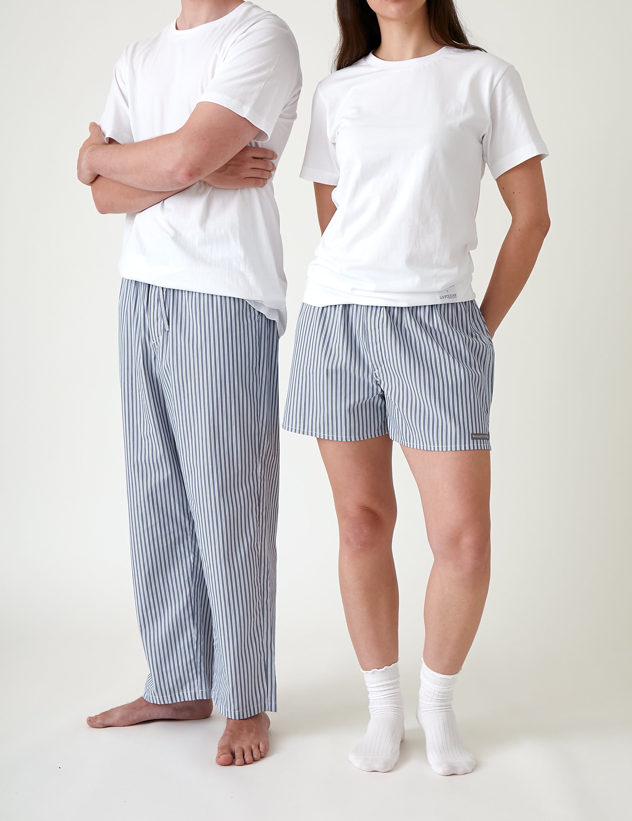 Ashton Men's Boxer Shorts | Blue Stripe-3