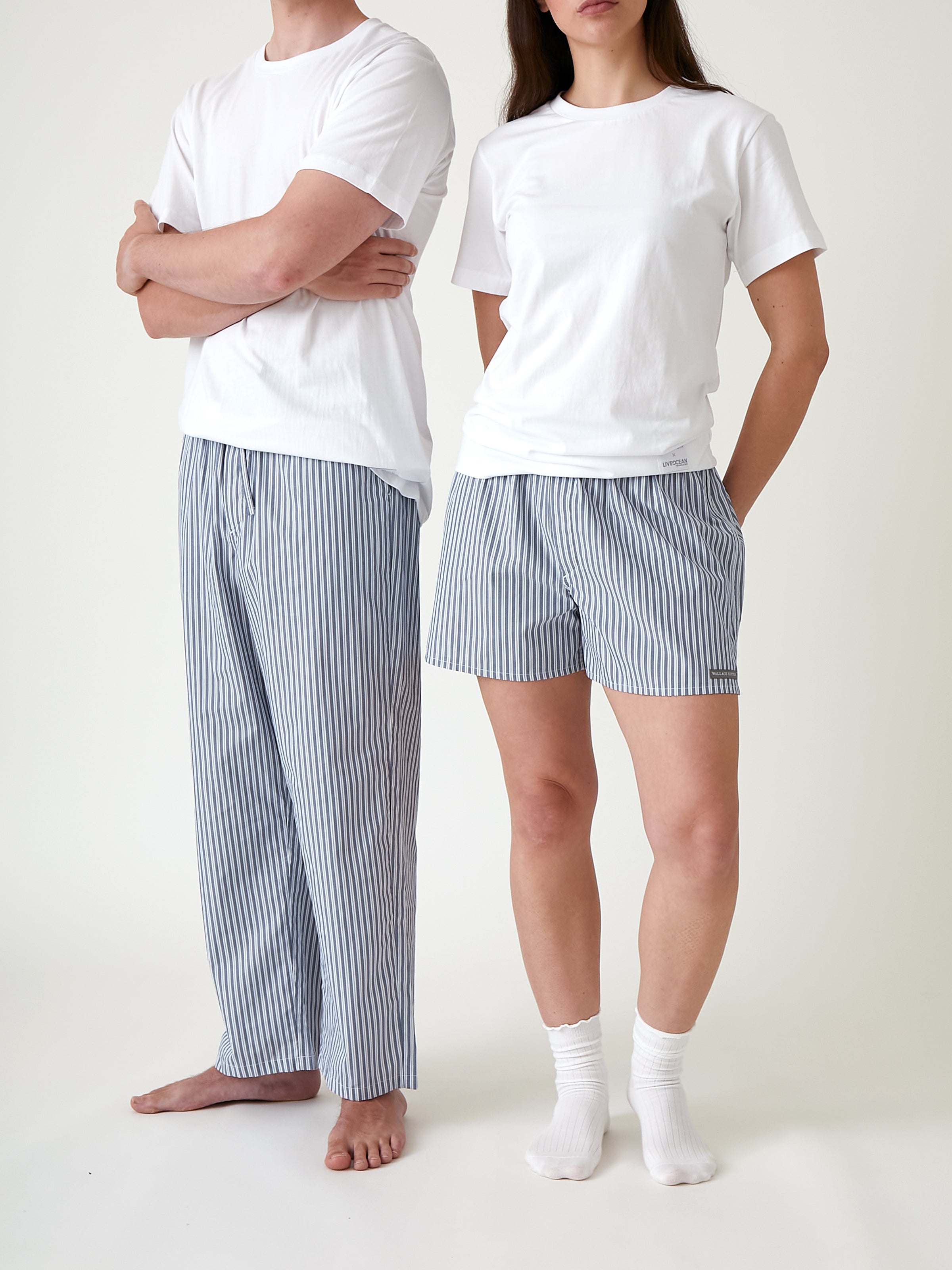 Ashton Men's Boxer Shorts | Blue Stripe-3