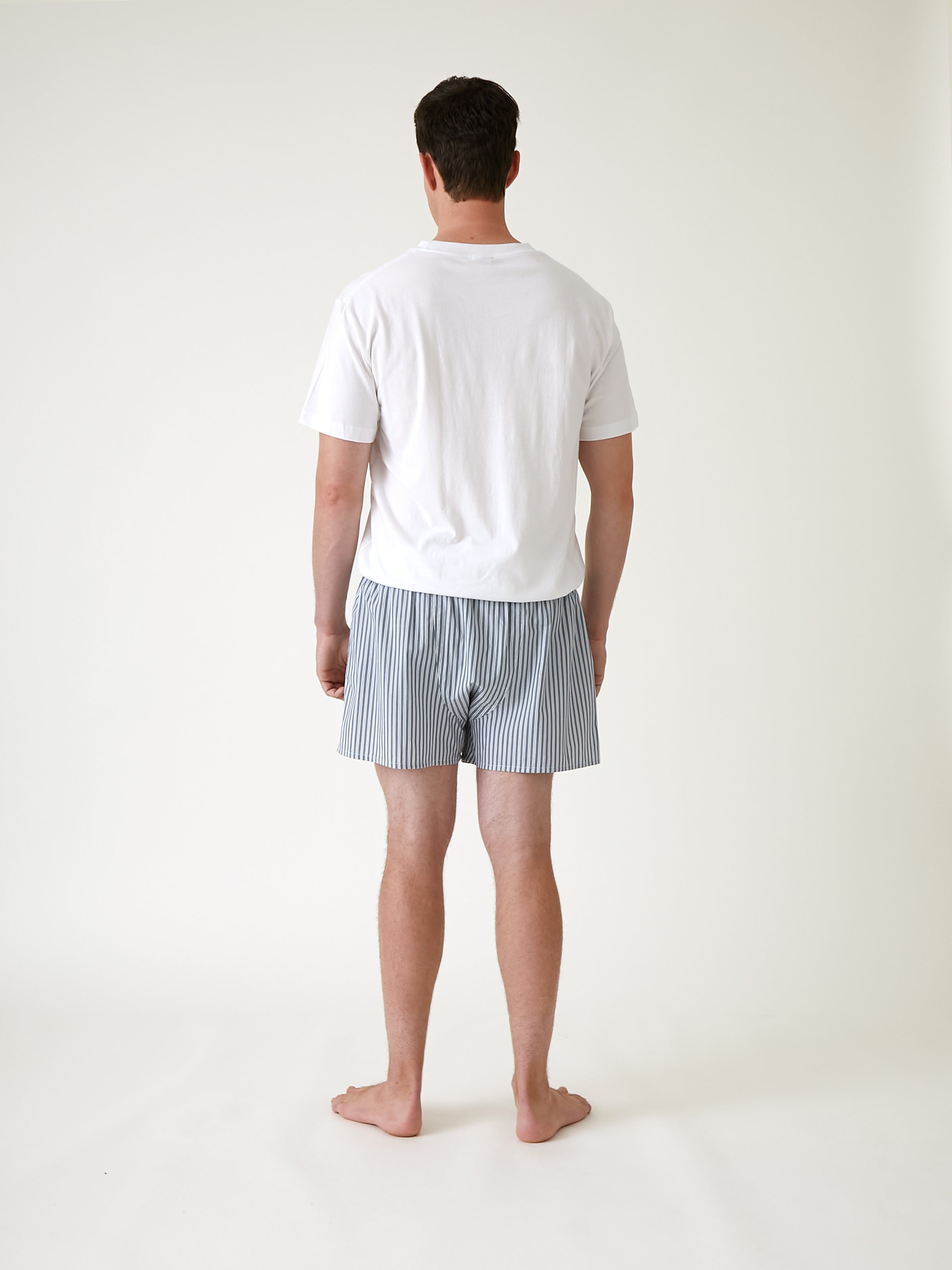 Ashton Men's Boxer Shorts | Blue Stripe-4