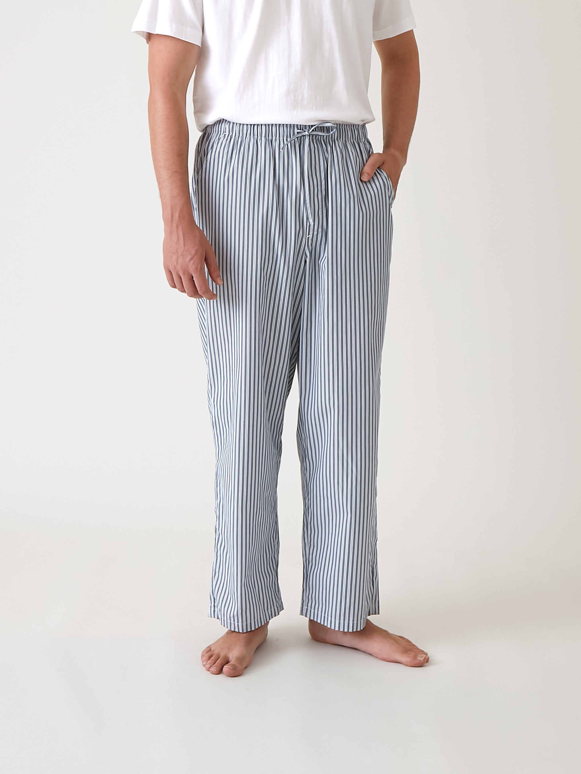 Ashtons Men's PJ Pants | Blue Stripe-1