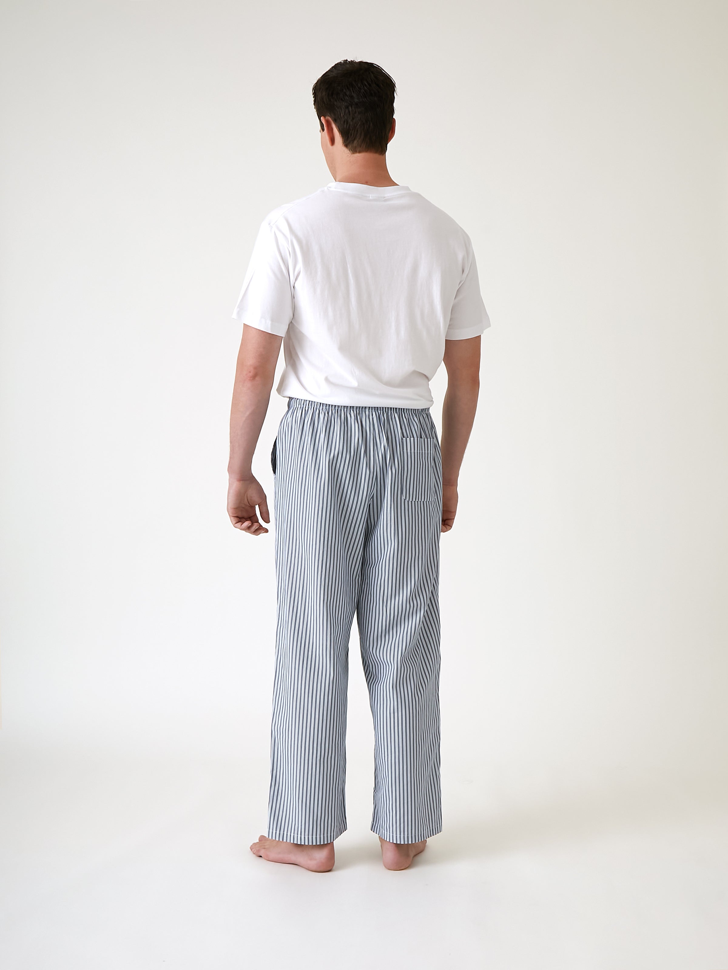 Ashtons Men's PJ Pants | Blue Stripe-4