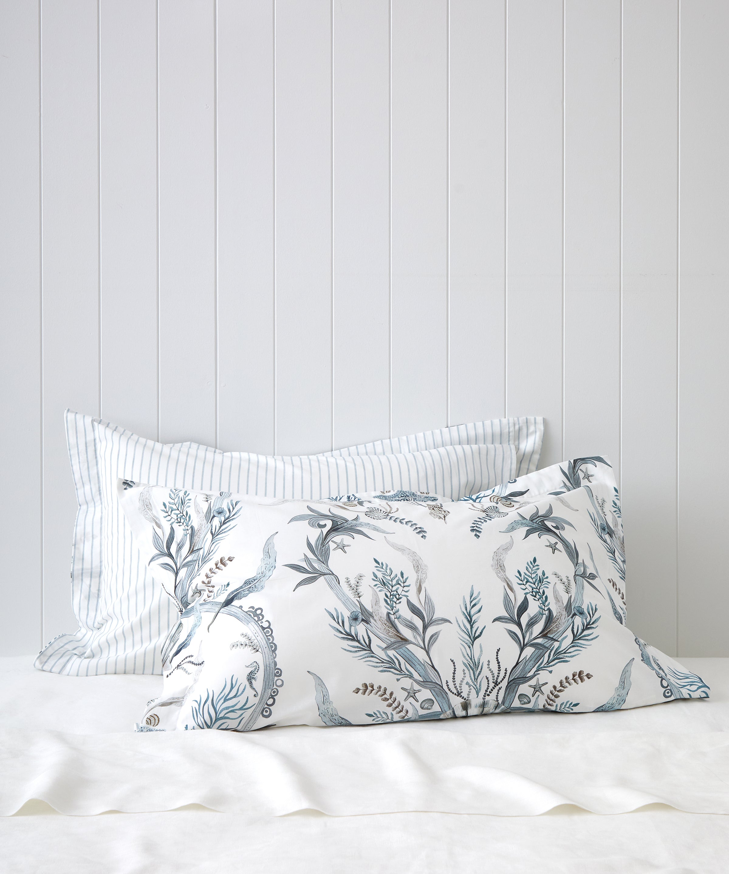 Atlantis Oxford Pillowcase Set | Blue-1