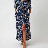 Bahama Modal Kaftan | Navy Blue-1