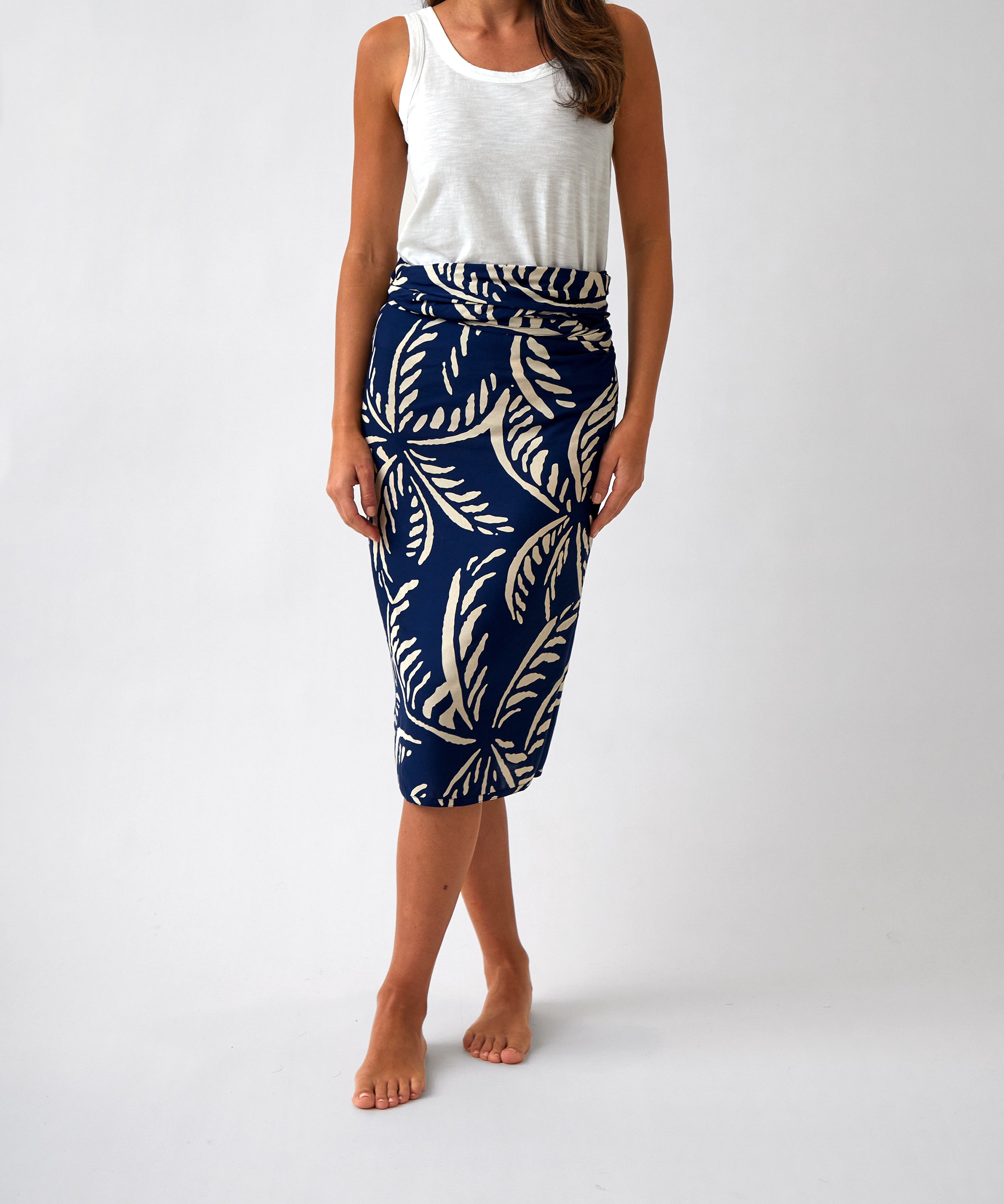 Bahama Modal Sarong | Navy Blue-1