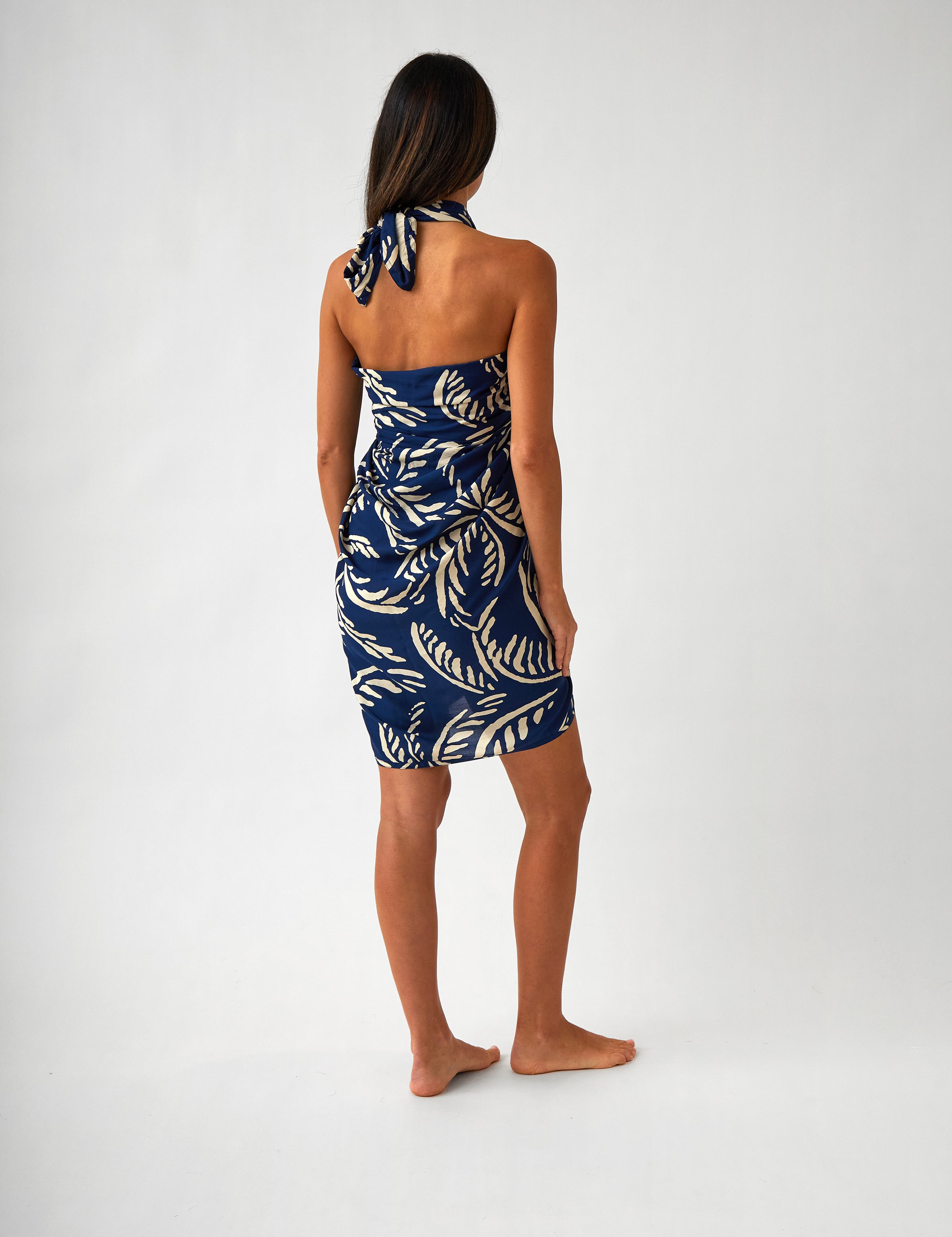 Bahama Modal Sarong | Navy Blue-4