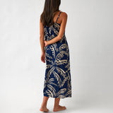 Bahama Modal Slip Dress | Navy Blue-4