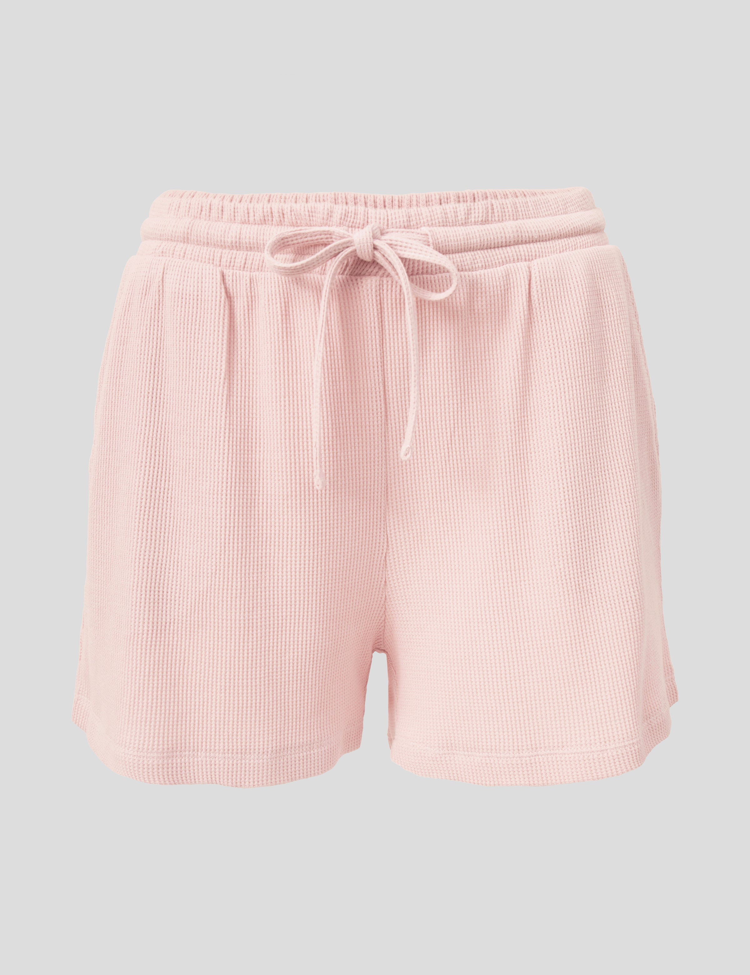 Balance Waffle Knit Shorts | Blush-2