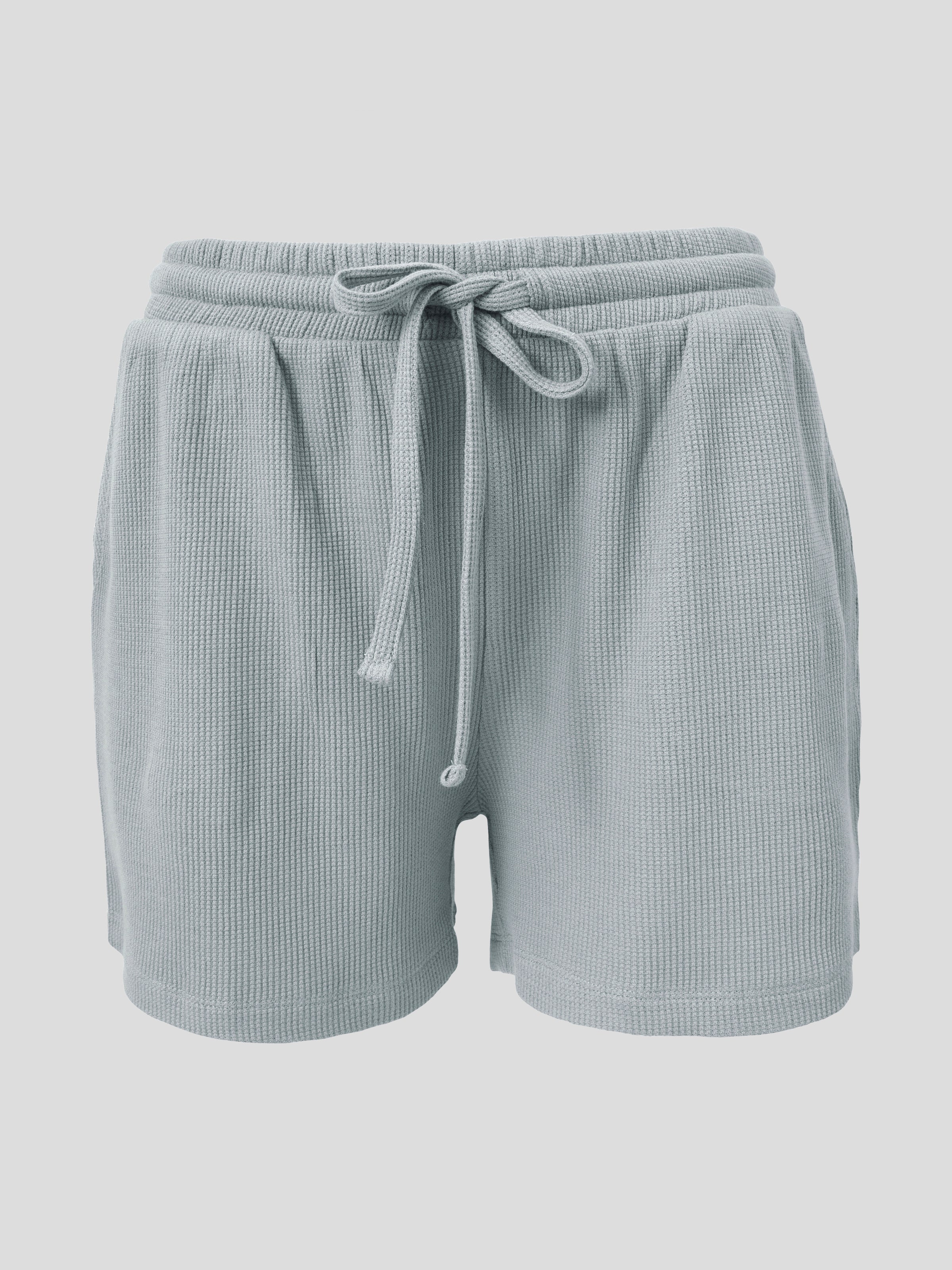 Balance Waffle Knit Shorts | Mist-2