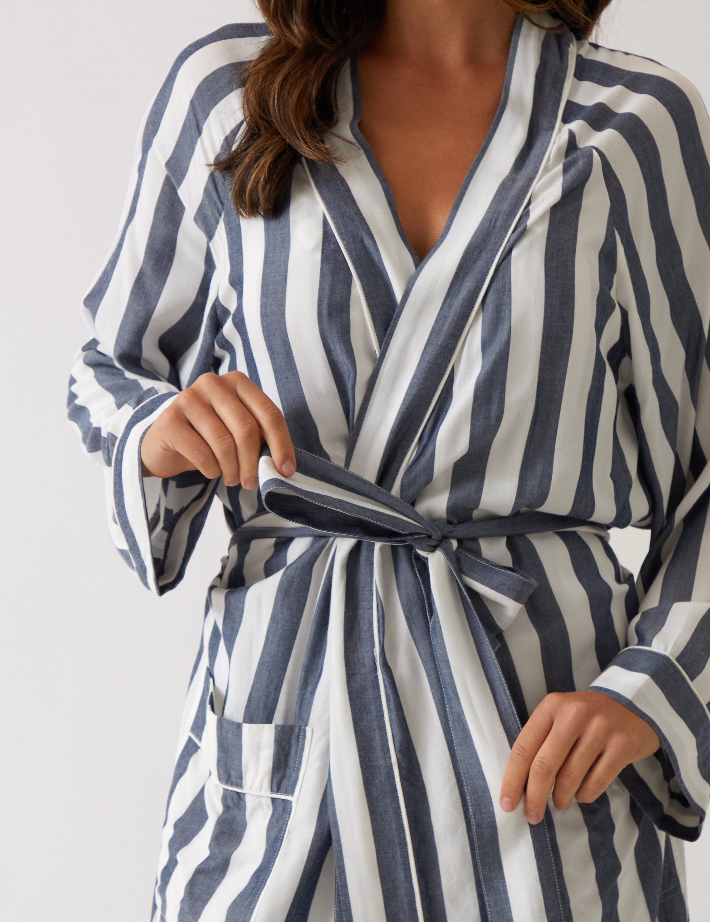 Beau Robe | Blue Stripe-2