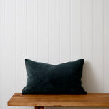 Bee Swarm Embroidered Rectangle Cushion Cover | Midnight-3