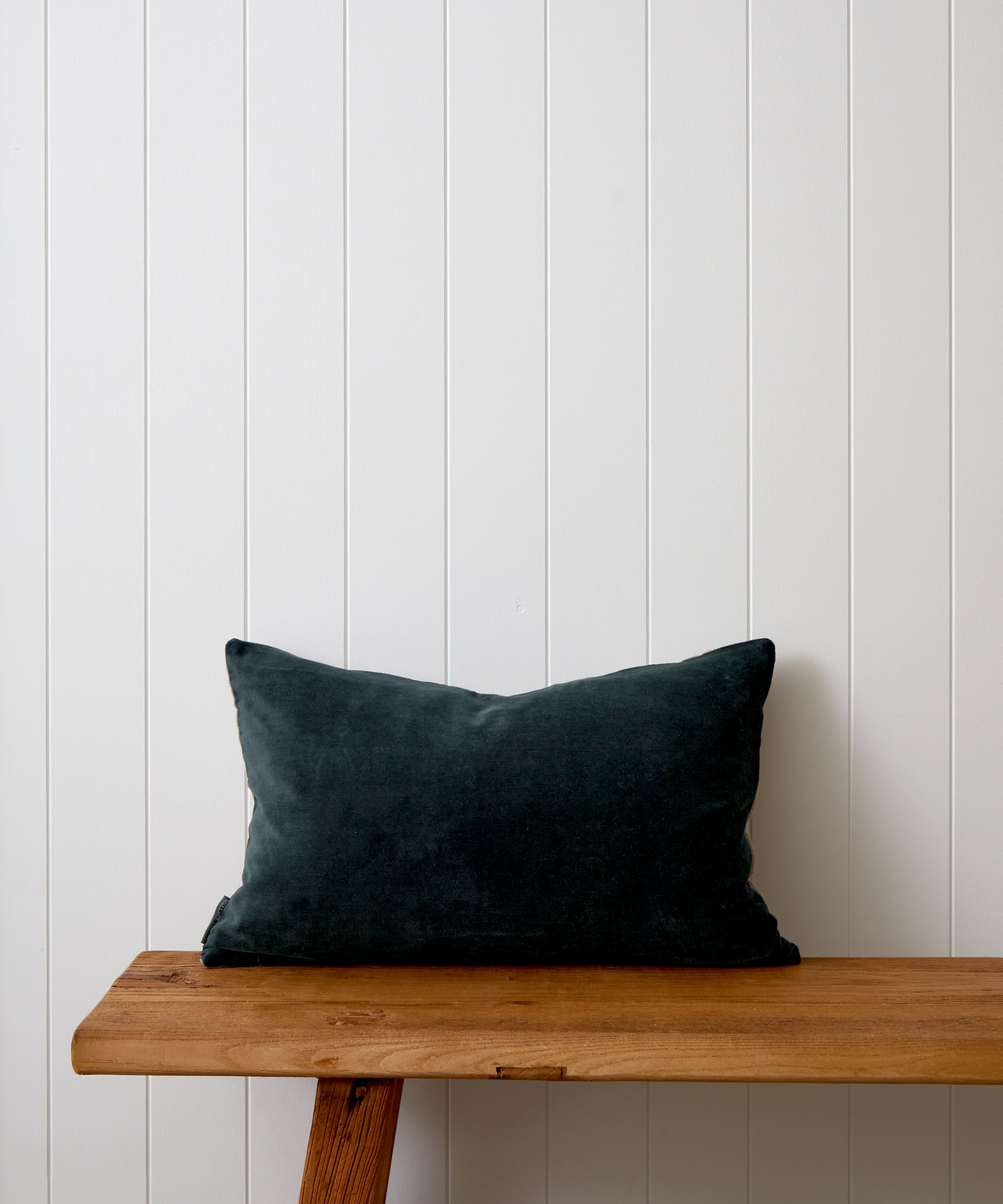 Bee Swarm Embroidered Rectangle Cushion Cover | Midnight-3