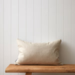 Bee Swarm Embroidery Rectangle Cushion Cover | Merlot-3