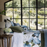 Beloved Hydrangea Duvet Cover Set | Blue Floral-5