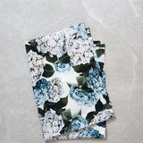 Beloved Hydrangea Linen Tea Towel | Blue Floral-1