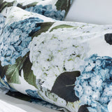 Beloved Hydrangea Oxford Pillowcase Set | Blue Floral-2
