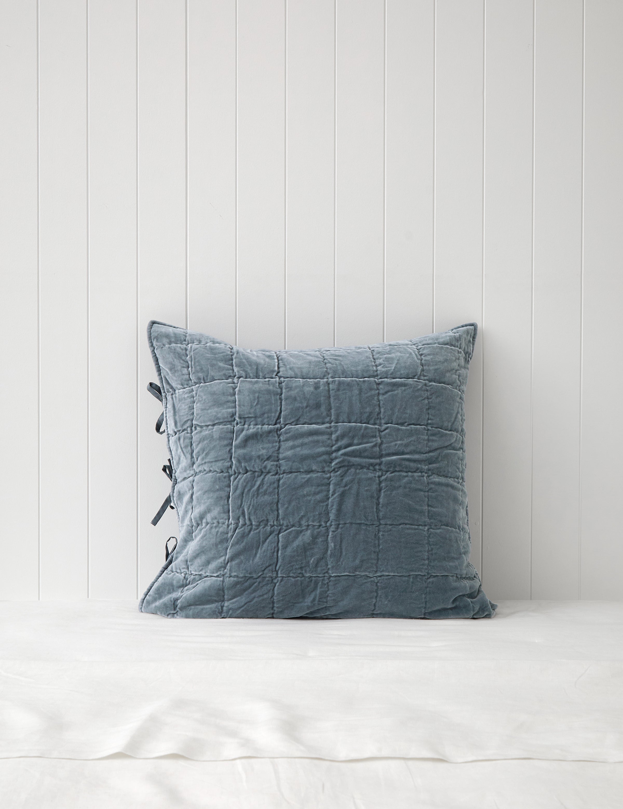 Belvedere Velvet European Pillowcase | Haze-1