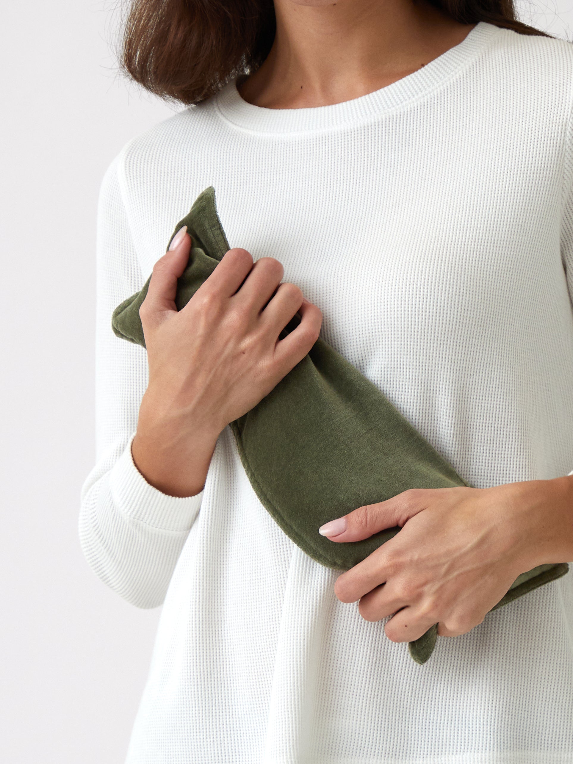 Belvedere Velvet Hot & Cold Pillow | Willow-1