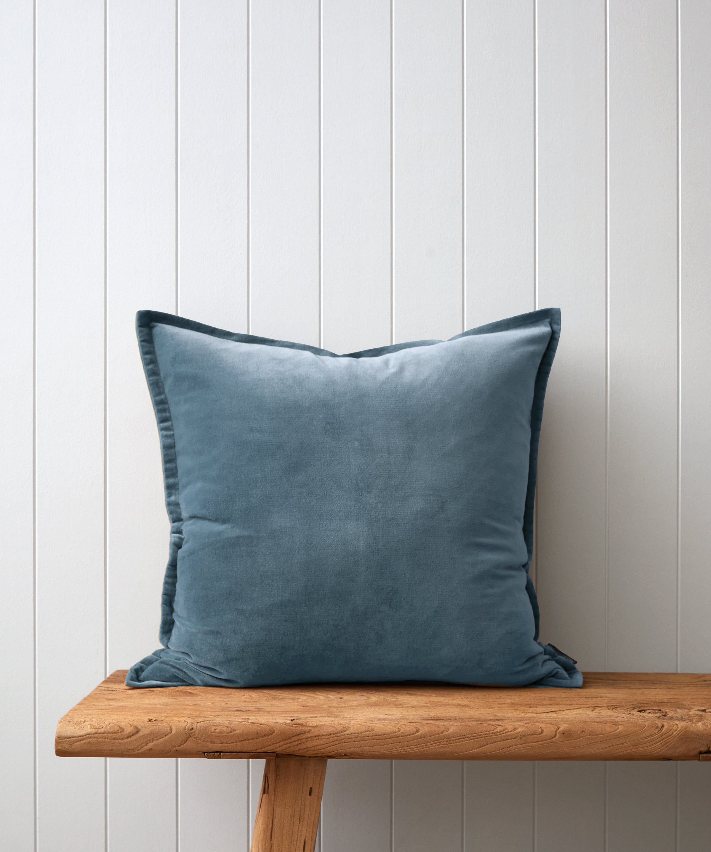 Belvedere Velvet Large Square Cushion Cover | Haze-1